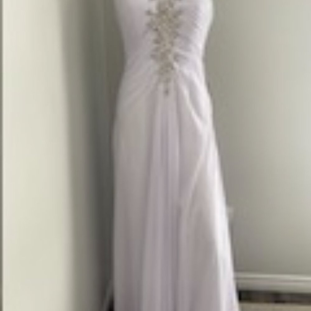 Sweep Train Wedding Dress With Beading Sequins - Picture 5 of 10